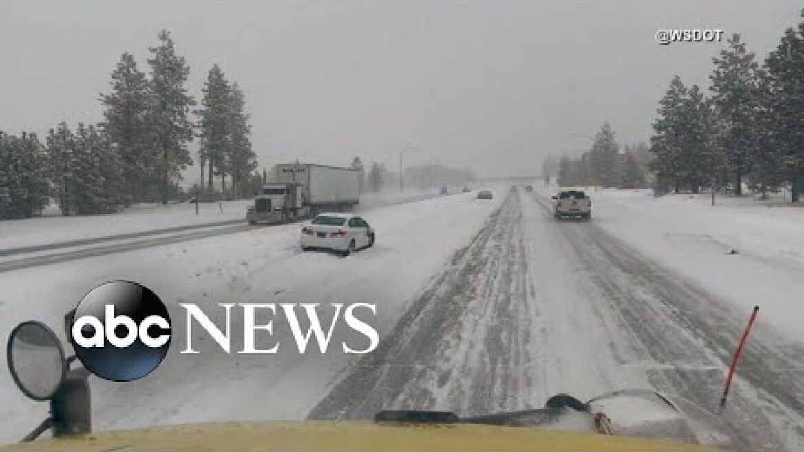 Major winter storm brings winds, snow and freezing temperatures across the country l ABCNL