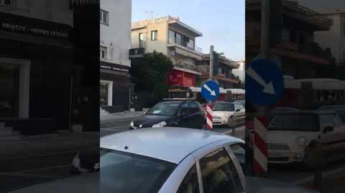 Βίντεο μεγάλη κίνηση στην κάθοδο της Κηφισίας