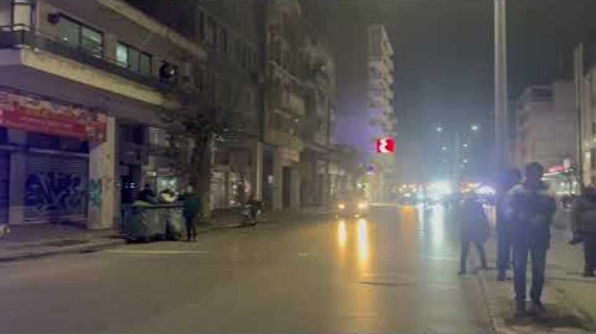 Κινητοποίηση αγροτών στη Θεσσαλονίκη - Φραγμός Μοναστηριου με Κωλετη