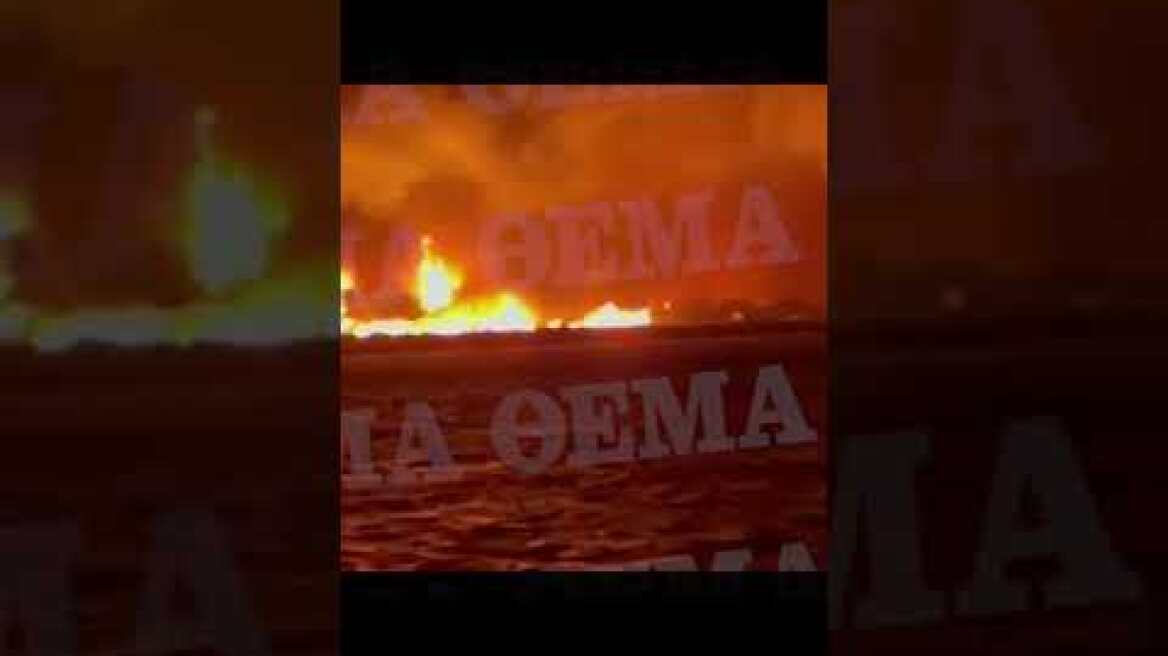 Απεγκλωβισμός με πλωτά μέσα στην Αγία Άννα