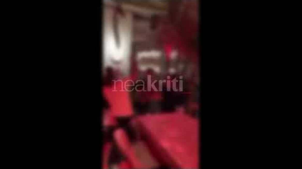 Έπεσαν «βροχή» οι μπουνιές σε νυχτερινό κατάστημα στο Ρέθυμνο - Βίντεο ντοκουμέντο