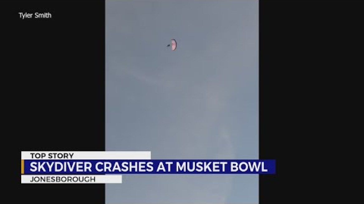 Parachutist taken to hospital after accident at Musket Bowl
