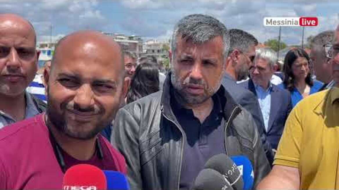 TRISAGIO GIA TO NAVAGIO STO LIMANI THS KALAMATAS