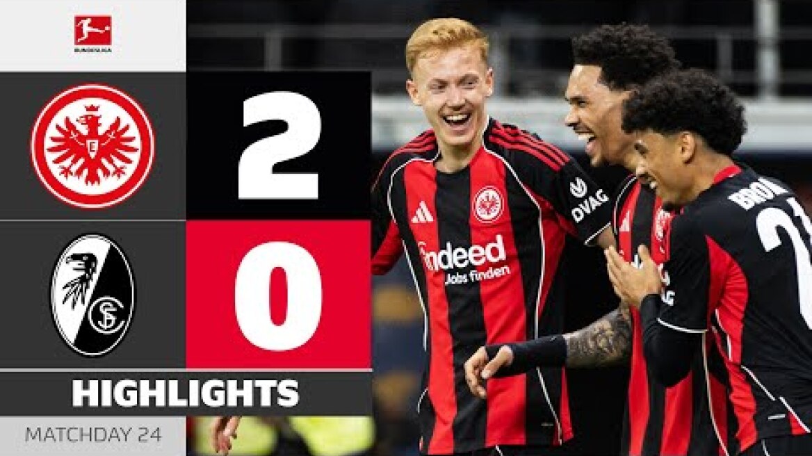 EINTRACHT FRANKFURT - SC FREIBURG | Highlights | Matchday 24 – Bundesliga 2025/26