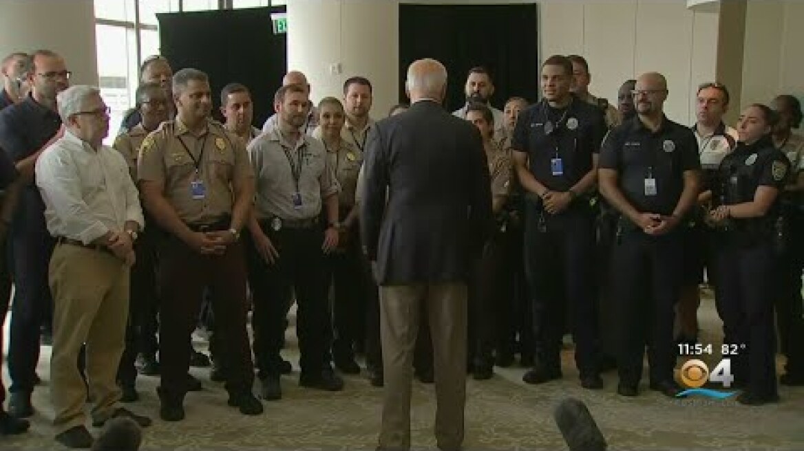 WEB EXTRA:President Biden Meets With First Responders