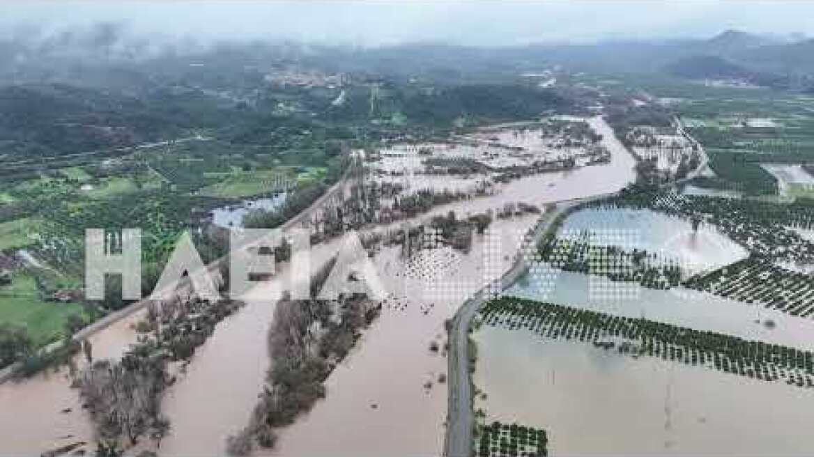 ilialive.gr - Εκτός ορίων και πάλι ο ποταμός Αλφειός