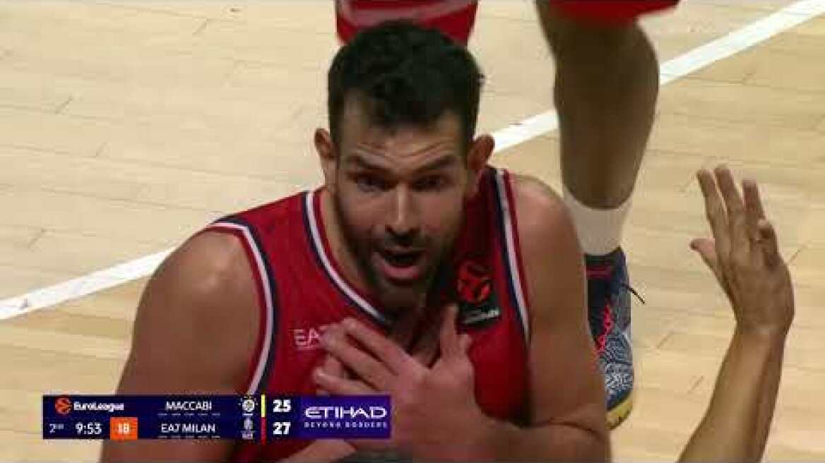 Μακάμπι Τελ Αβίβ - Αρμάνι Μιλάνο: 88-102 (MD 13, 26/11/2025)