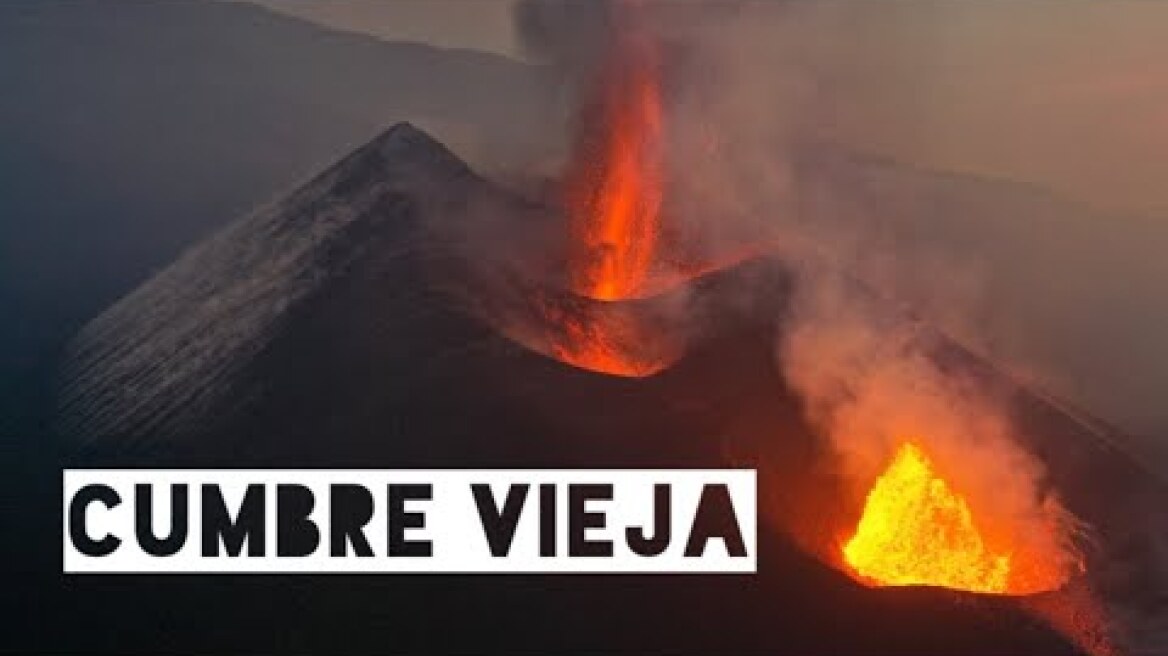 Το ηφαίστειο στη La Palma από drone