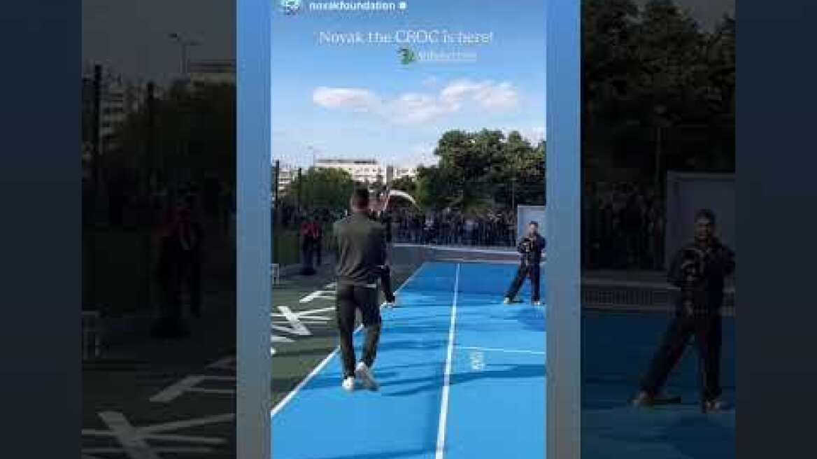 Ο Τζόκοβιτς στο νέο γήπεδο (4)