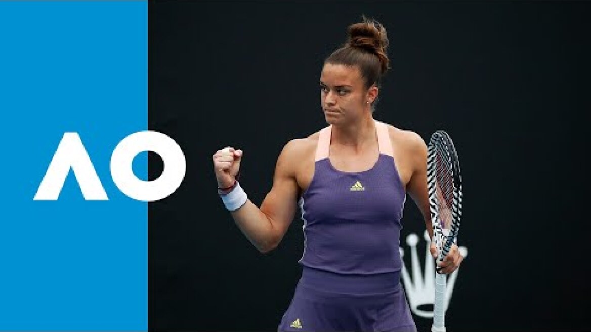 Maria Sakkari vs. Nao Hibino - Match Highlights (2R) | Australian Open 2020