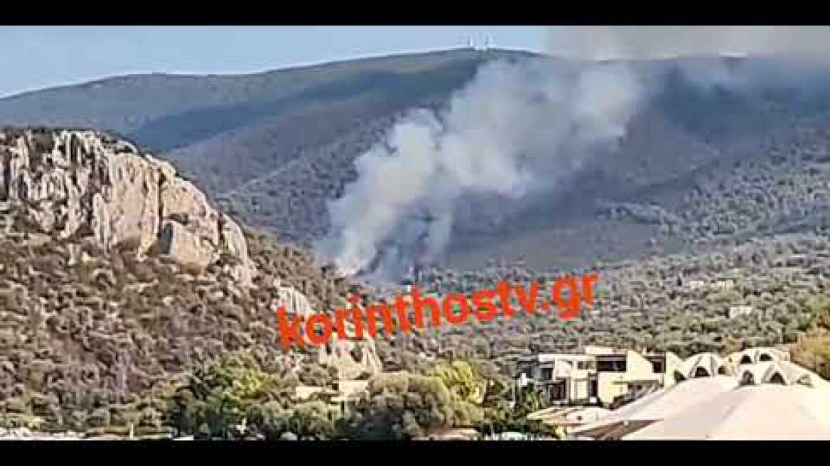 Φωτιά στο Κατακάλι Κορινθίας