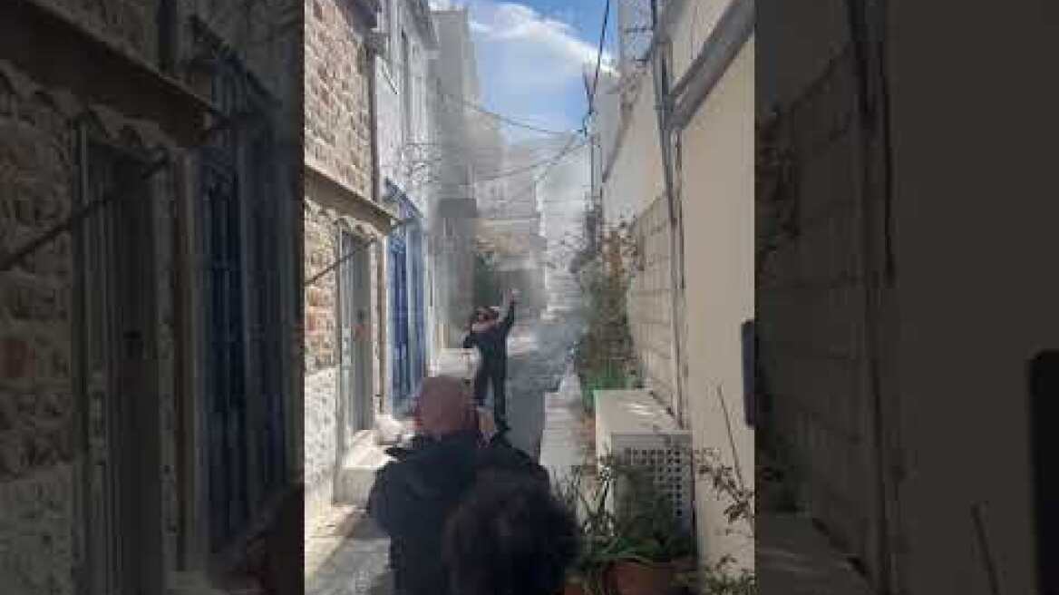 Εικόνες απο τις πρόβες της ταινίας στην Υδρα του Μπραντ Πιτ