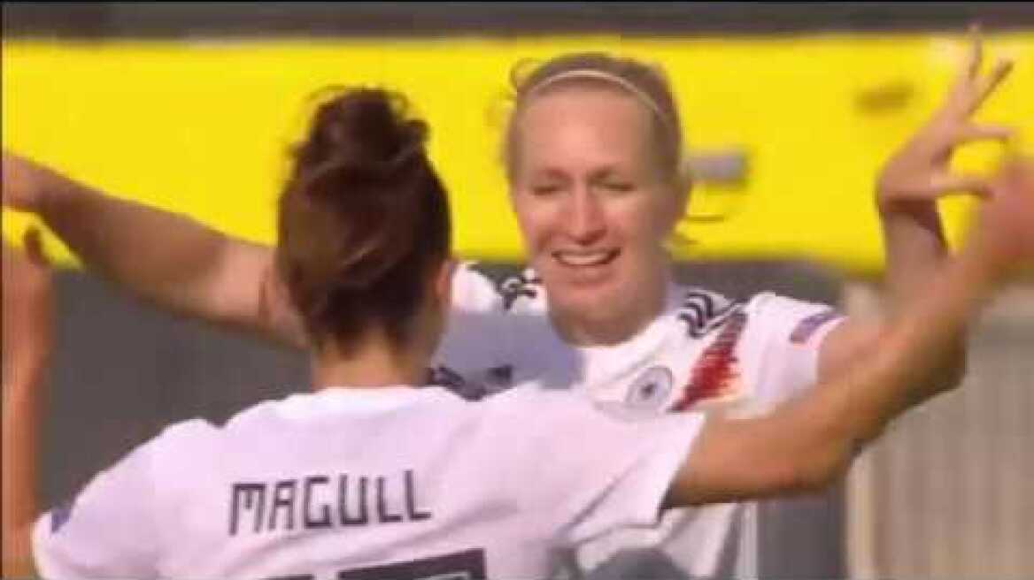 Greece vs Germany Ladies 0-5 Highlights Women. European Championship