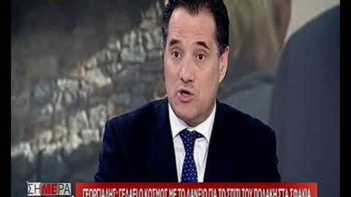 Αδωνις Γεωργιάδης: Εισαγγελέας έπρεπε ήδη να είχε ασκήσει δίωξη στον Πολάκη