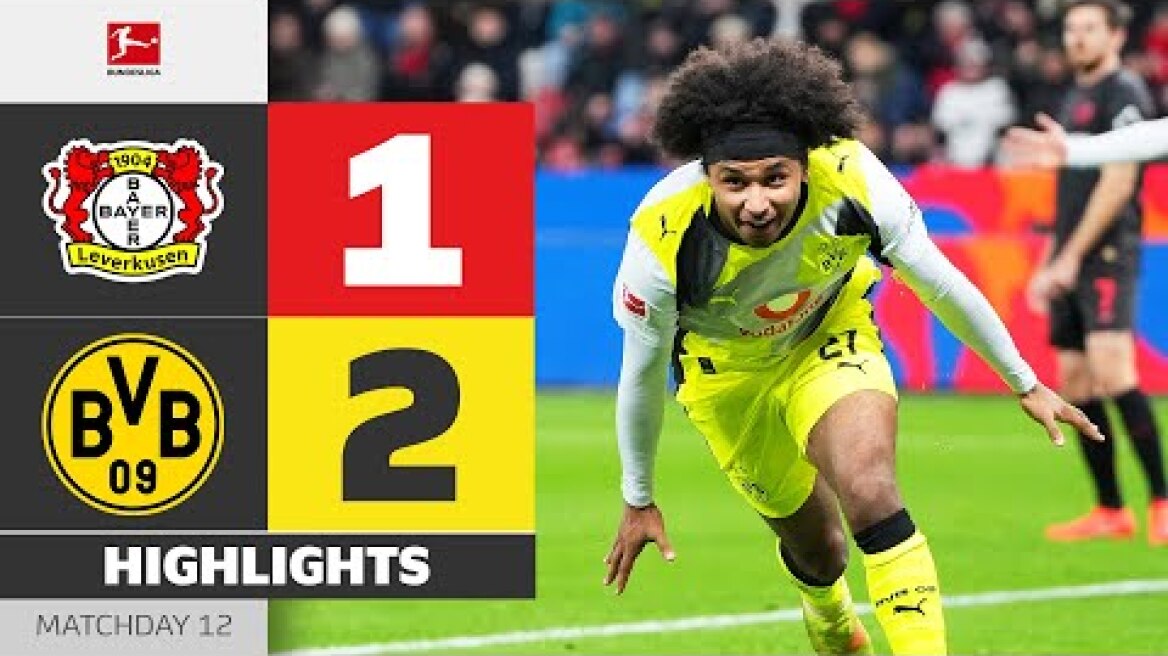 Ice-Cold-Adeyemi WIns It! | BAYER 04 LEVERKUSEN - BORUSSIA DORTMUND | HL | MD 12 – Bundesliga 25/26