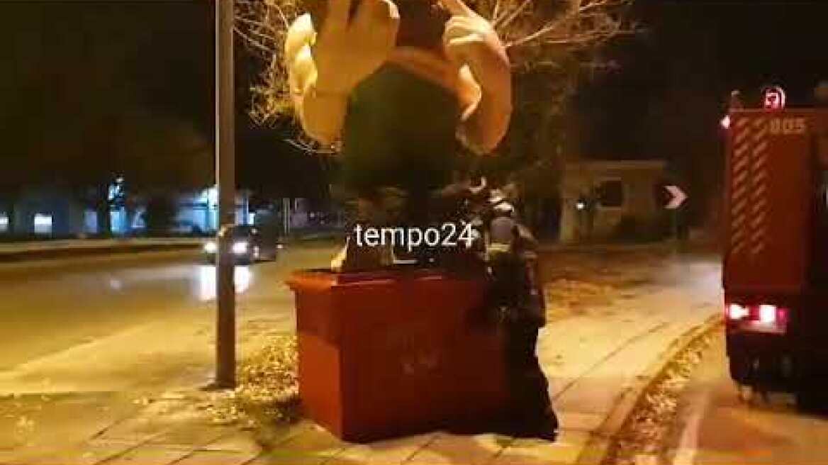 tempo24 εμπρησμός μπάστακα Ακτή Δυμαίων 1