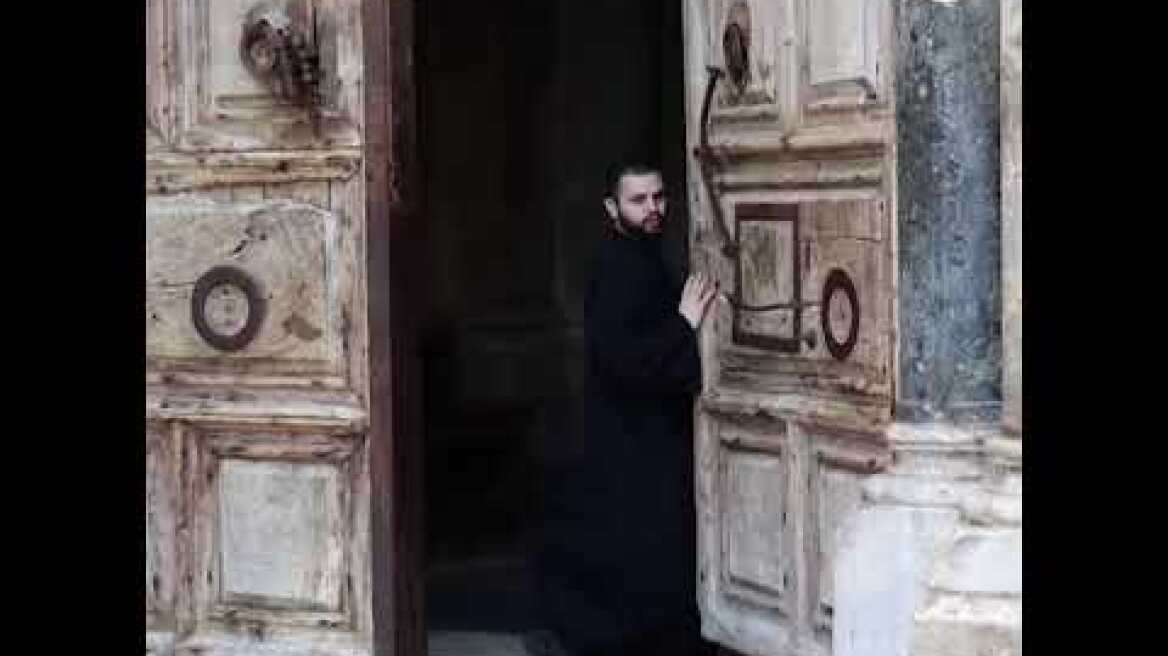 No crowd at Greek Orthodox Easter services in Jerusalem