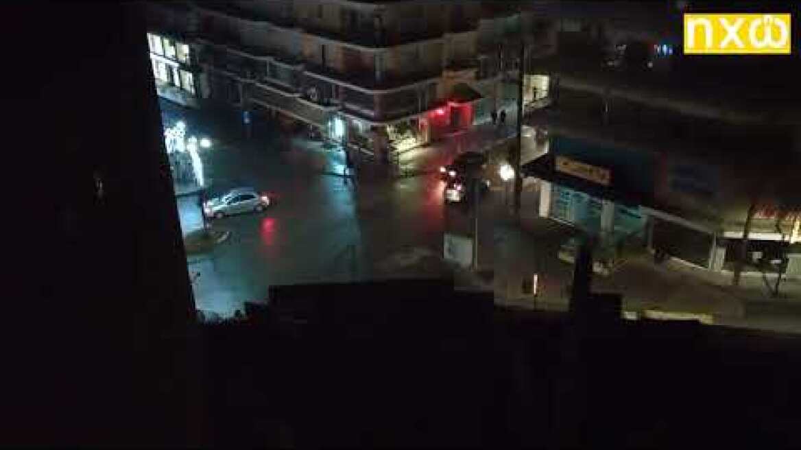 Ισχυρός σεισμός στη Φλώρινα - Ο κόσμος πανικόβλητος βγήκε στους δρόμους (10-01-22)