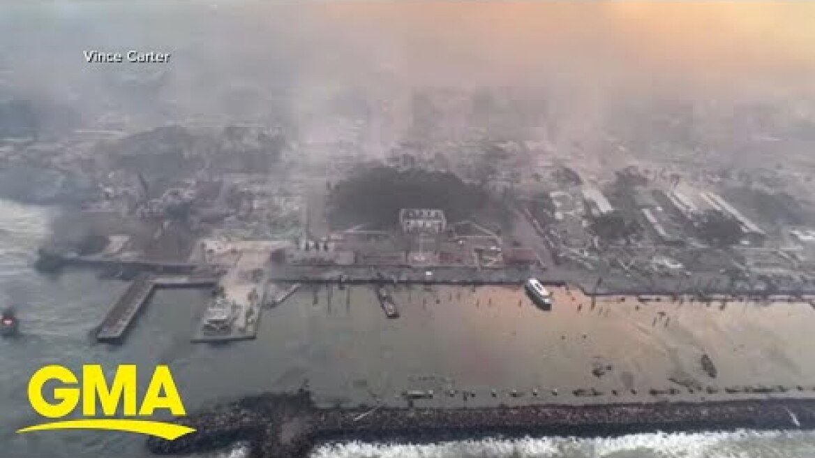 The latest on the wildfires in Hawaii