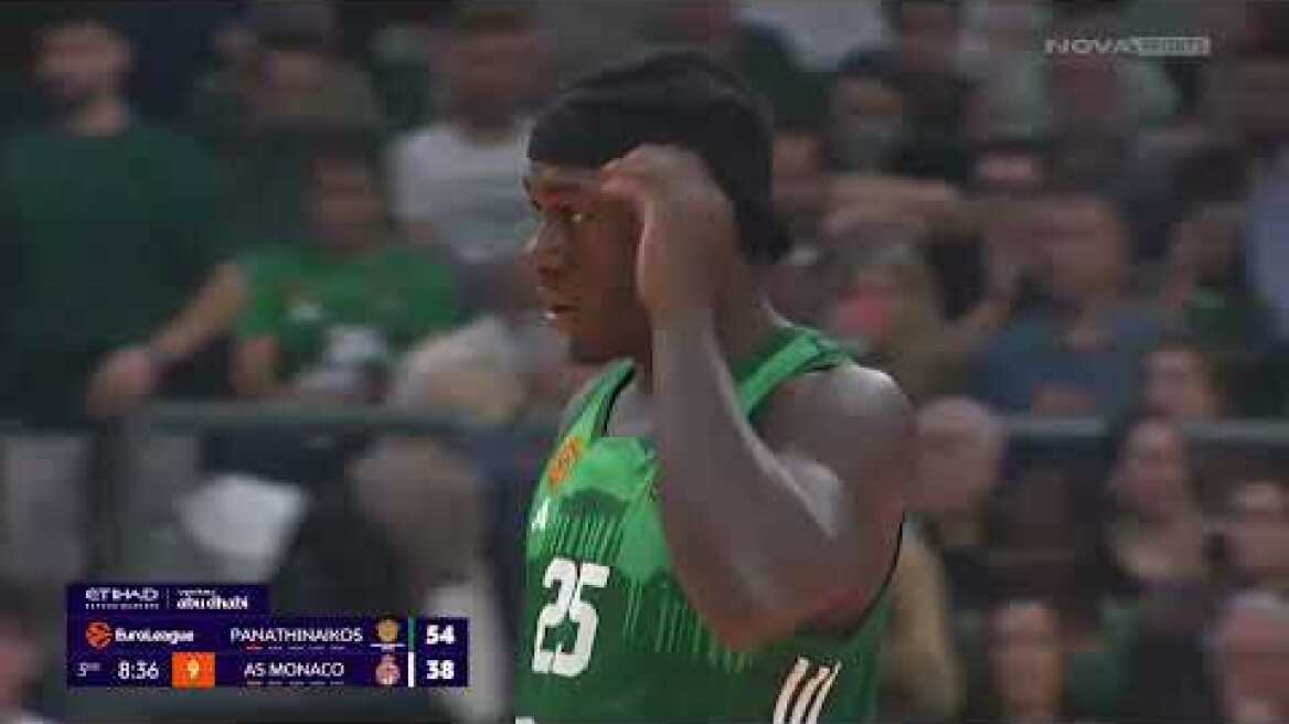 Παναθηναϊκός  - Μονακό: 107-97 (ΜD 34, 27/3/26)