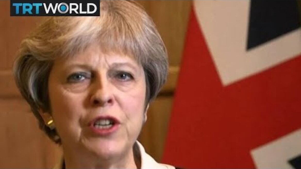 British PM Theresa May gives statement on Syria