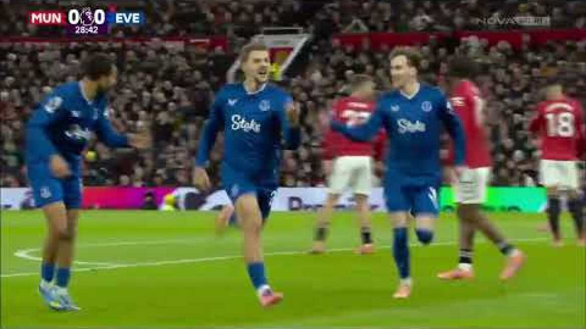 Μάντσεστερ Γιουνάιτεντ - Έβερτον: 0-1 (MD 12, 24/11/2025)