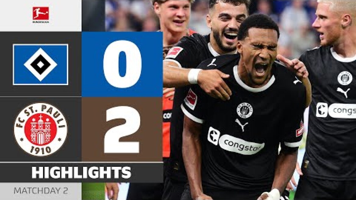 Emotions Erupt in The First Bundesliga Derby in 14 Years! | HAMBURGER SV - ST. PAULI | Highlights