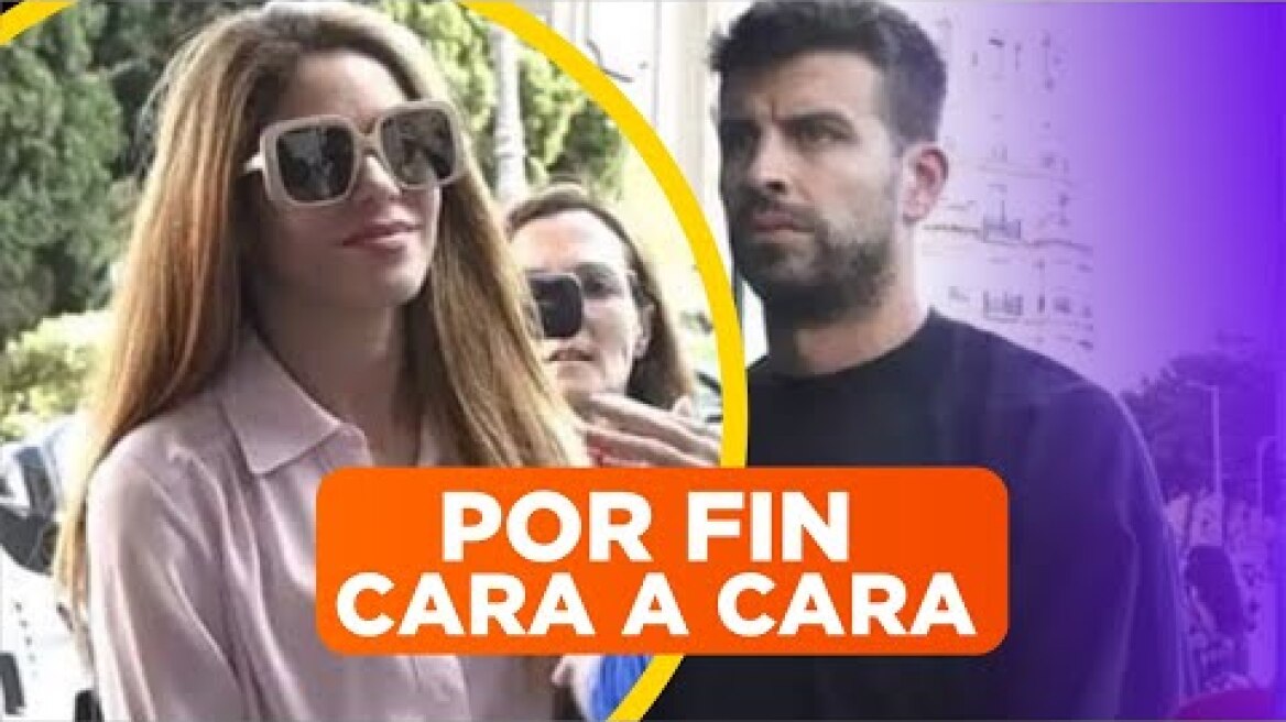 Shakira por fin se encuentra cara a cara con pique asi reacciono