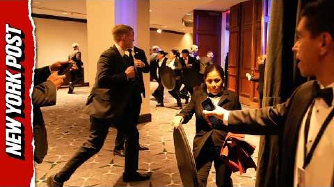 CCTV: Moment Shooter Rushes Lobby of White House Correspondent's Dinner