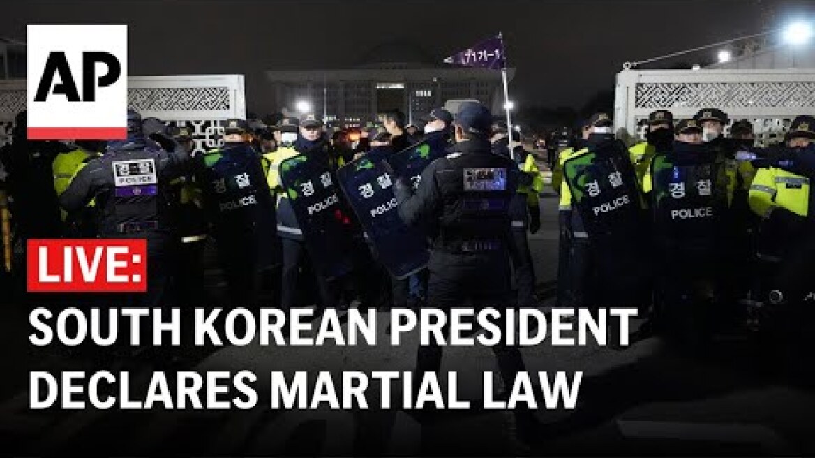 LIVE: View from Seoul as South Korean president declares martial law