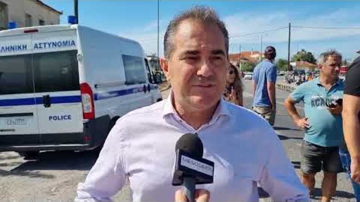 Στην πυρκαγιά σε Αριοχώρι - Ασπροπουλιά ο δήμαρχος Καλαμάτας