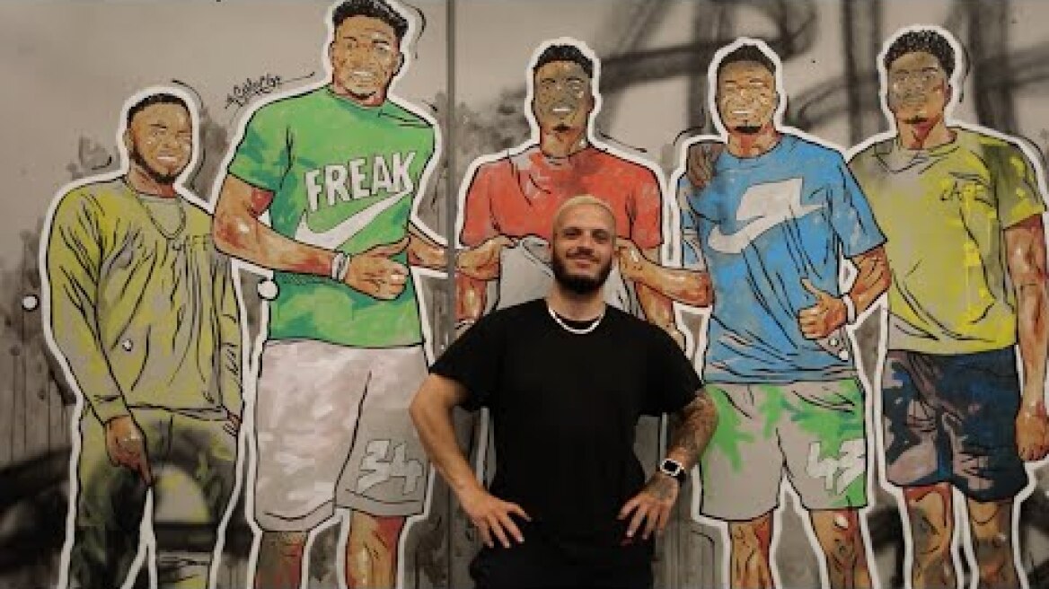 AntetokounBros Open A Store At The Athens International Airport!