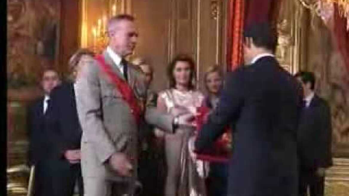 Cérémonie d'installation de M. Sarkozy