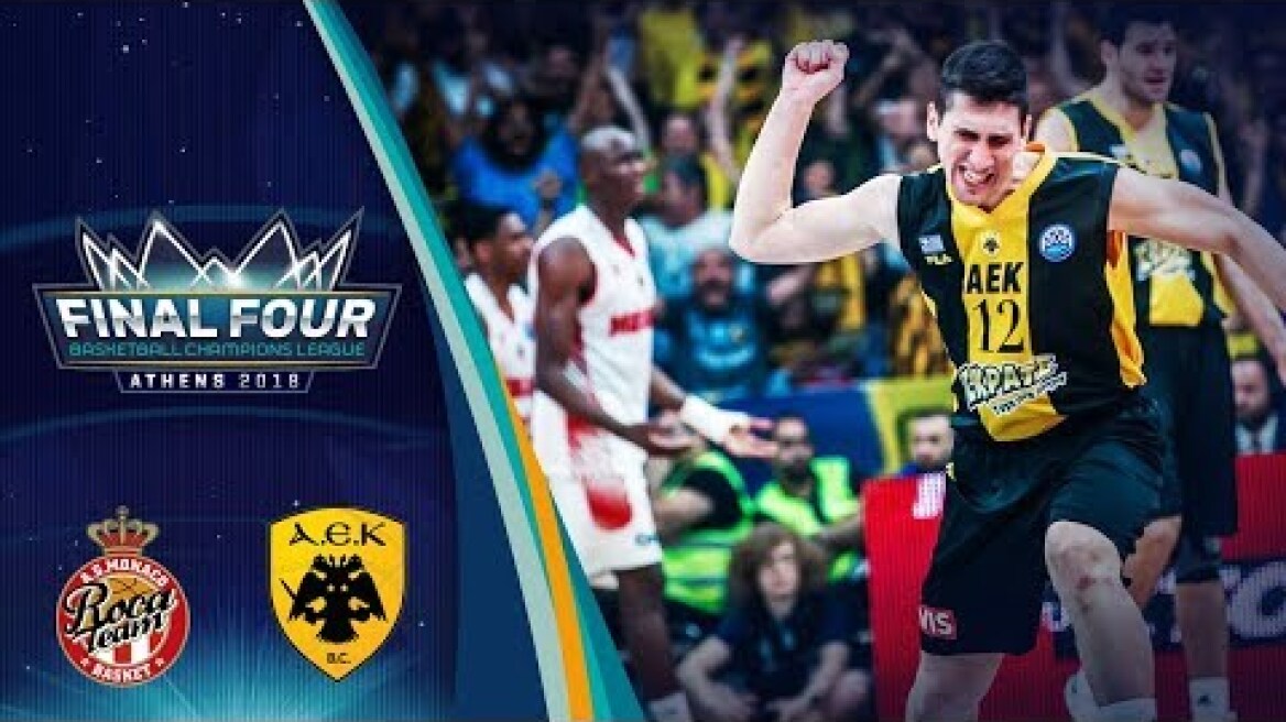 AS Monaco v AEK - Highlights - Basketball Champions League