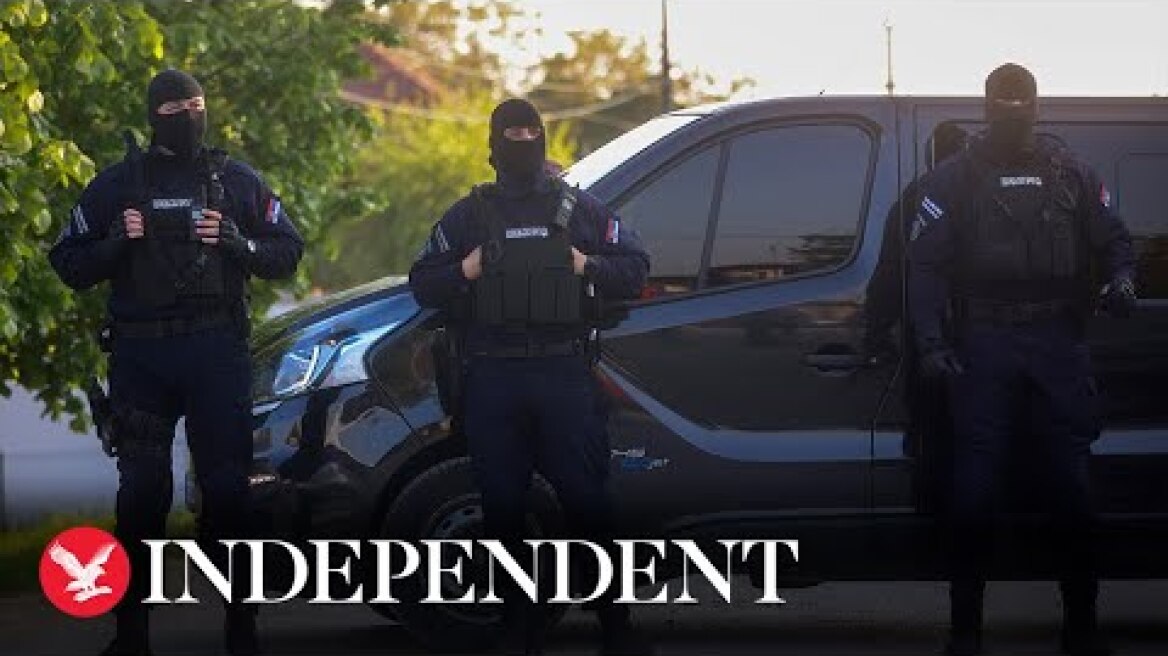 Live: Scene where Serbia gunman arrested near Belgrade in second mass shooting