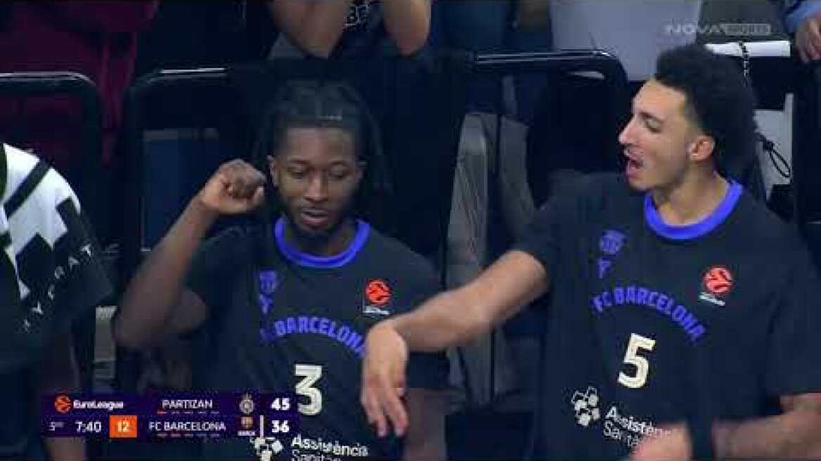 Παρτίζαν – Μπαρτσελόνα: 76-78 (MD8, 31/10/2025)