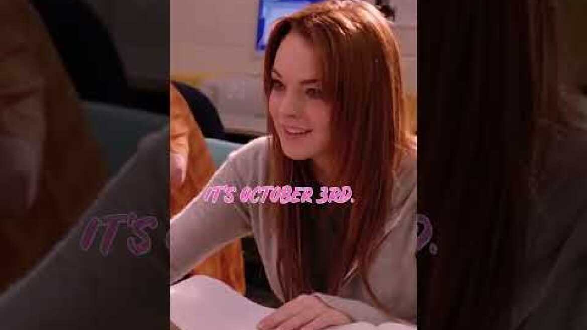 It’s #October3rd. #meangirlsday