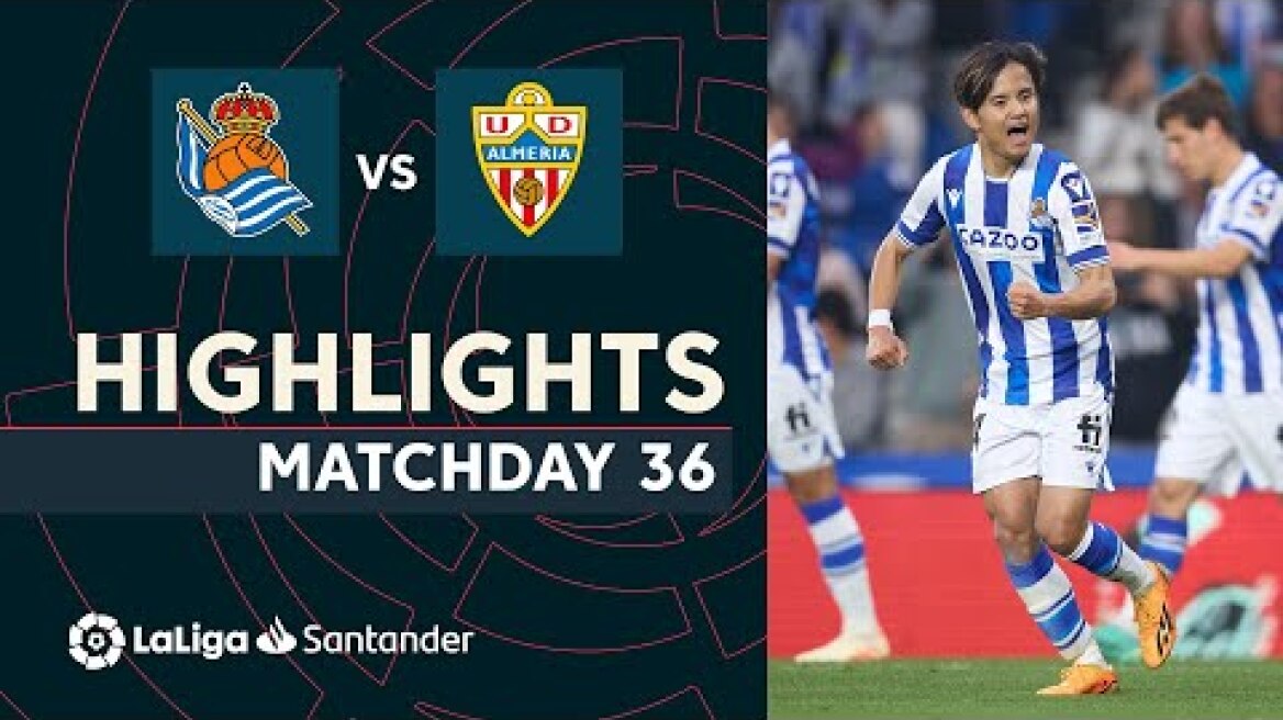 Resumen de Real Sociedad vs UD Almería (1-0)