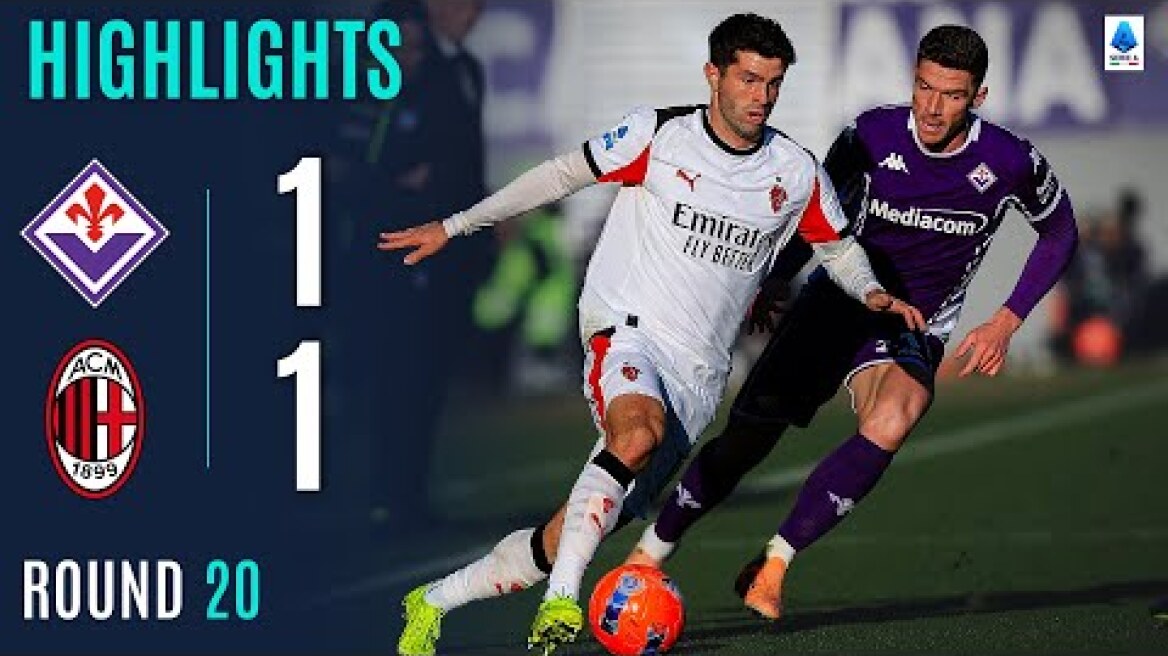 FIORENTINA-MILAN 1-1 | HIGHLIGHTS | Nkunku Grabs a Point with Late Equaliser | SERIE A 2025/26