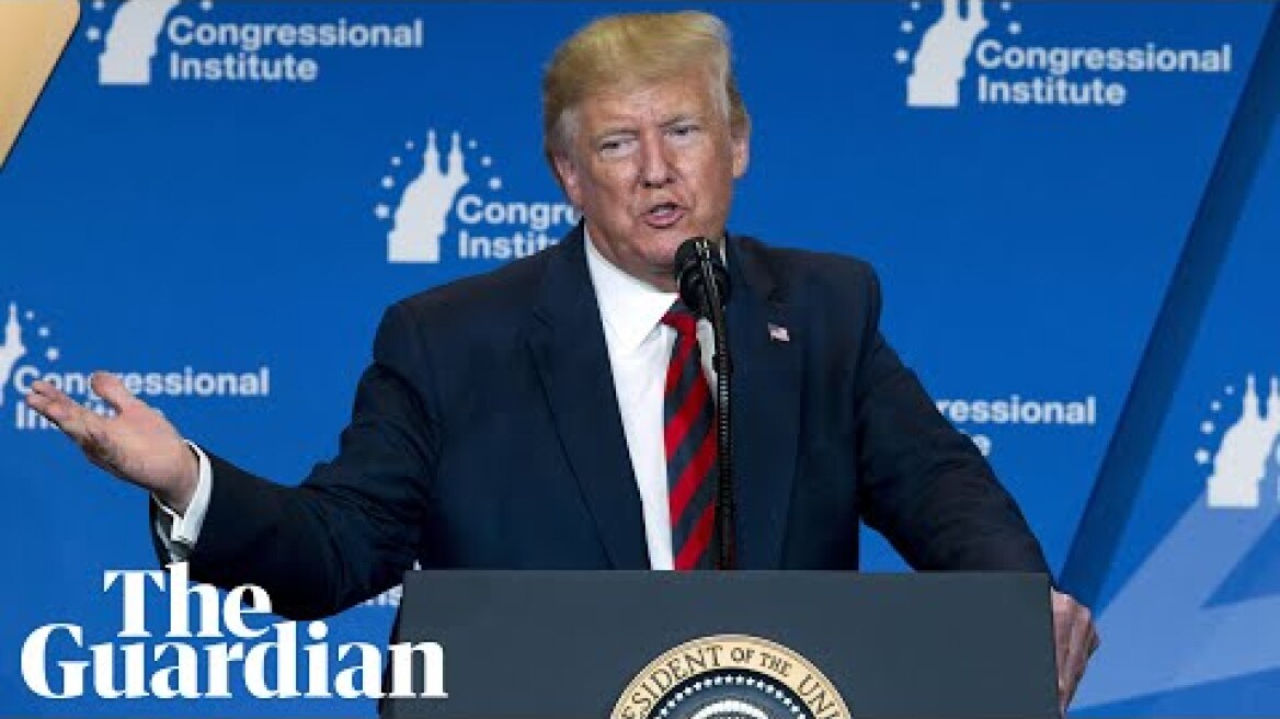 Donald Trump blames lightbulbs for his orange hue