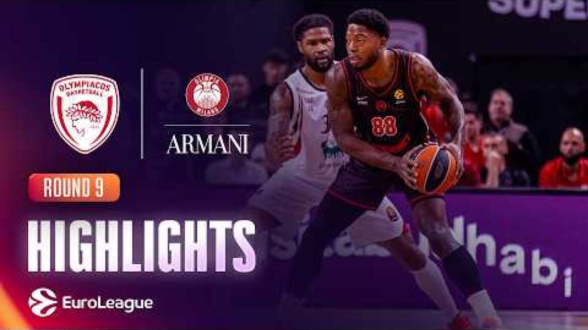 Olympiacos - Armani Olimpia Milan | R9 Basketball Highlights 2026-27
