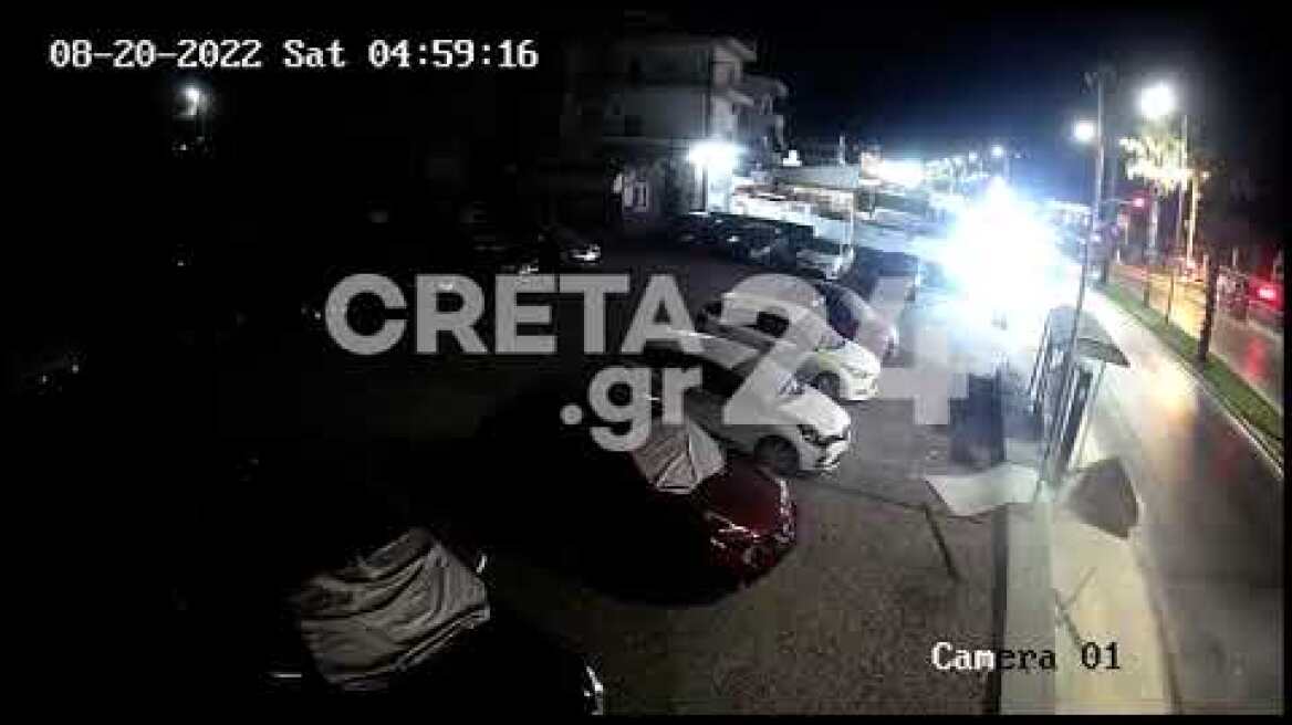 Ηράκλειο: Νεαρή κοπέλα πήρε «σβάρνα» τη στάση του λεωφορείου