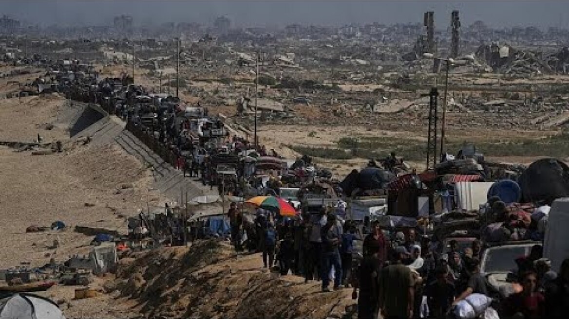 350,000 Palestinians evacuate Gaza City on first day of military operation, IDF says