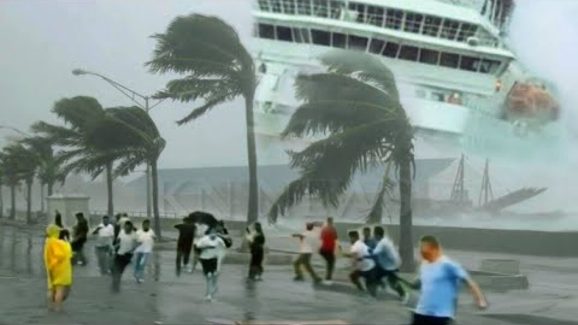 Crazy wind and floods! Tropical storm Megi hits the Philippines! Storm Agaton