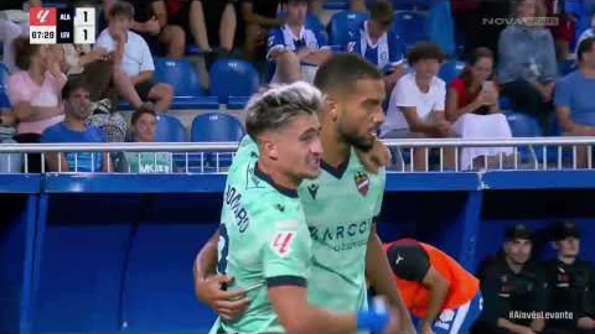 Αλαβές - Λεβάντε: 2-1 (MD 1, 16/8/25)