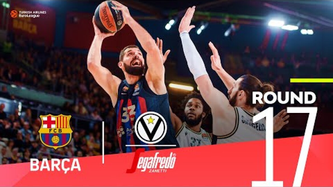 Lundberg leads Virtus to conquer Barcelona! | Round 17, Highlights | Turkish Airlines EuroLeague