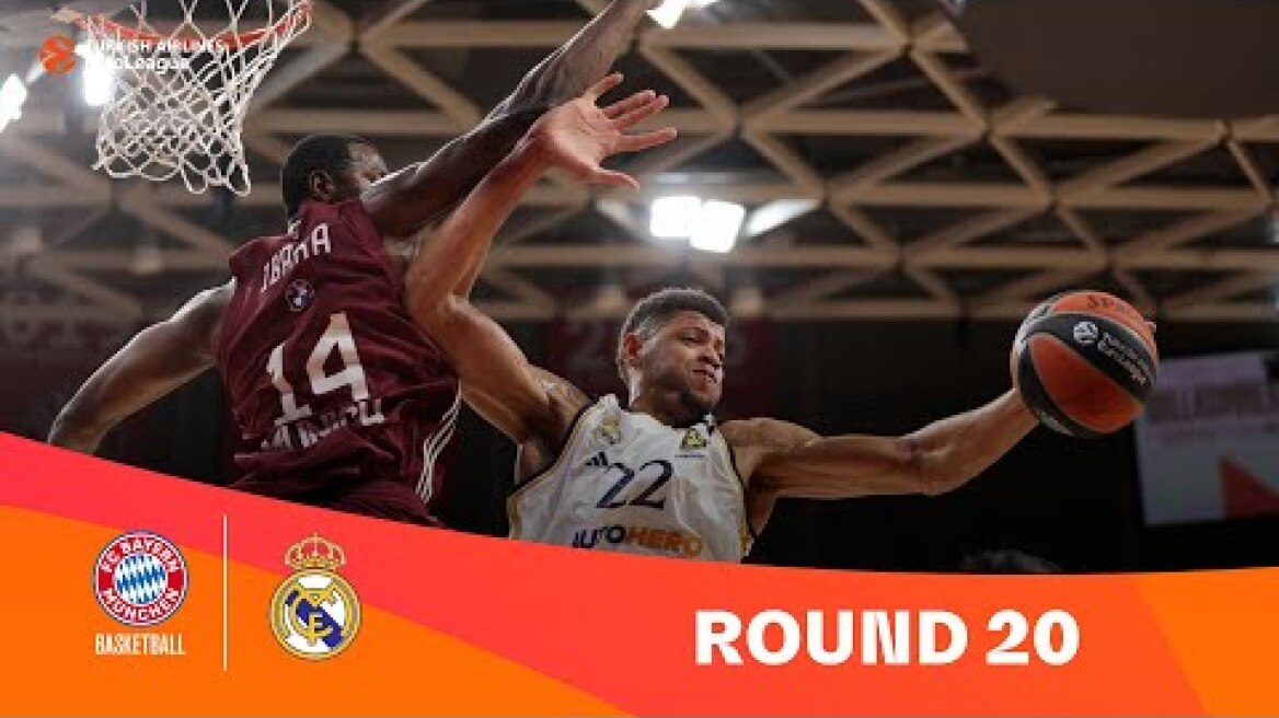 FC Bayern Munich-Real Madrid | Round 20 Highlights | 2023-24 Turkish Airlines EuroLeague