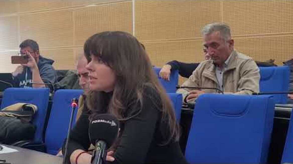 Παρέμβαση Ευδοκίας Τσαγκλή στο Περιφερειακό Συμβούλιο για τα Τέμπη