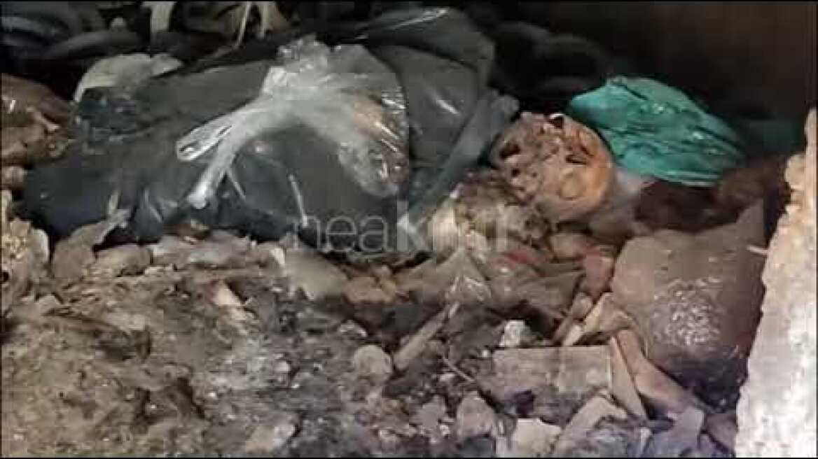 Άτυπο οστεοφυλάκιο στο Φόδελε - Εικόνες αποκάλυψης