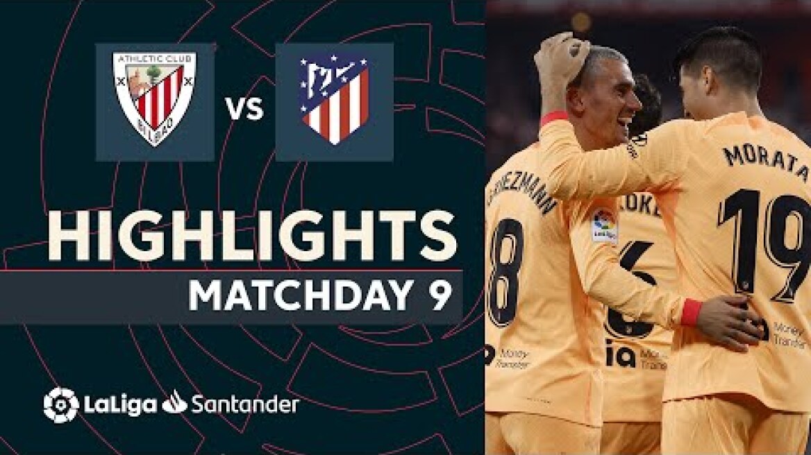 Resumen de Athletic Club vs Atlético de Madrid (0-1)